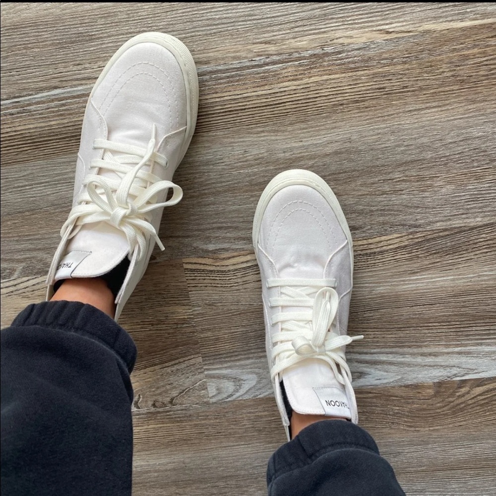 Thakoon High Top White Sneakers
